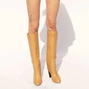 Loeffler Randall Goldy Boot, Khaki, Size 8.5